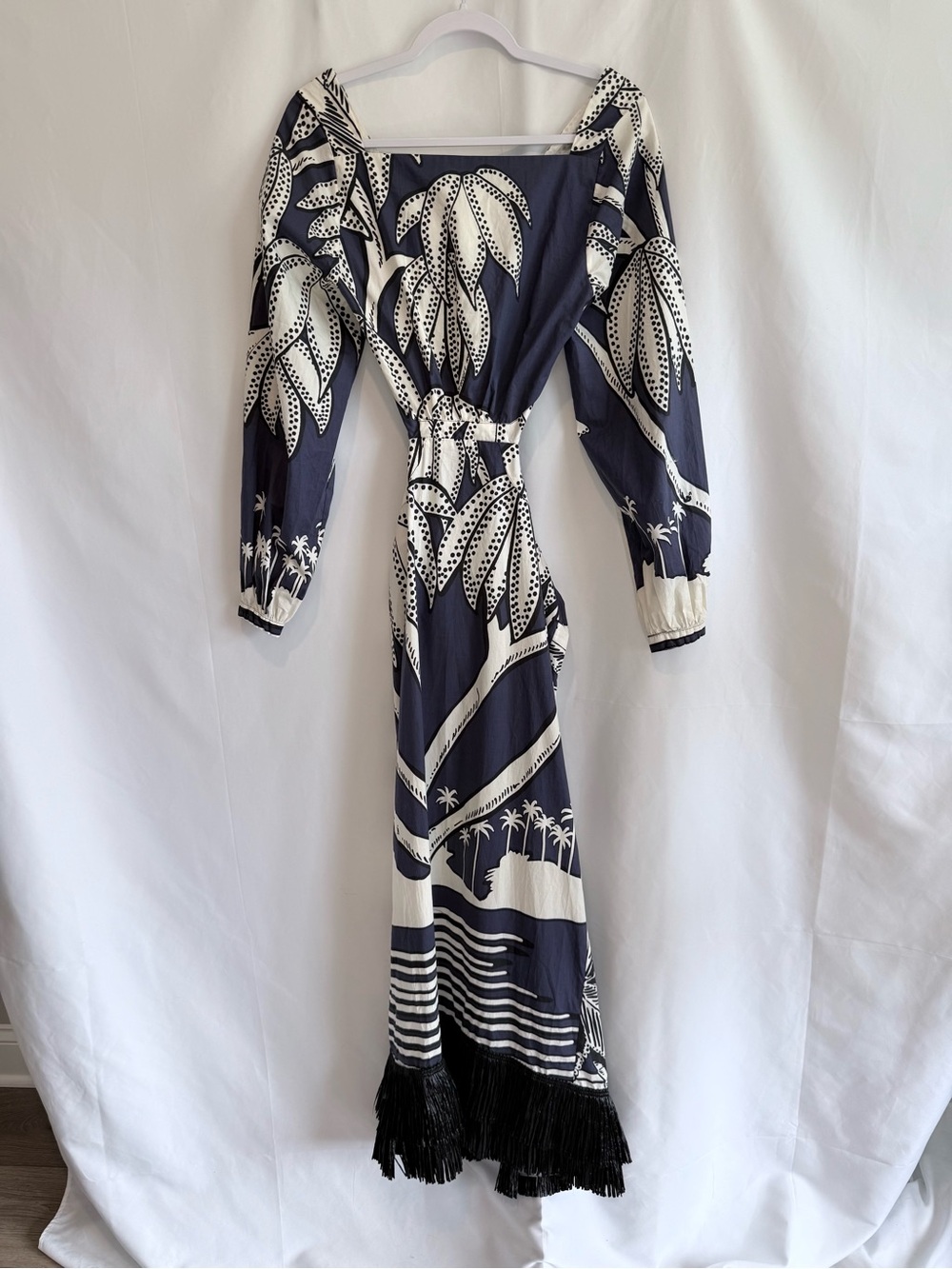 Johanna Ortiz Holistic Jungle Embroidered Midi Dress NWT Size 6 - Picture 5 of 16